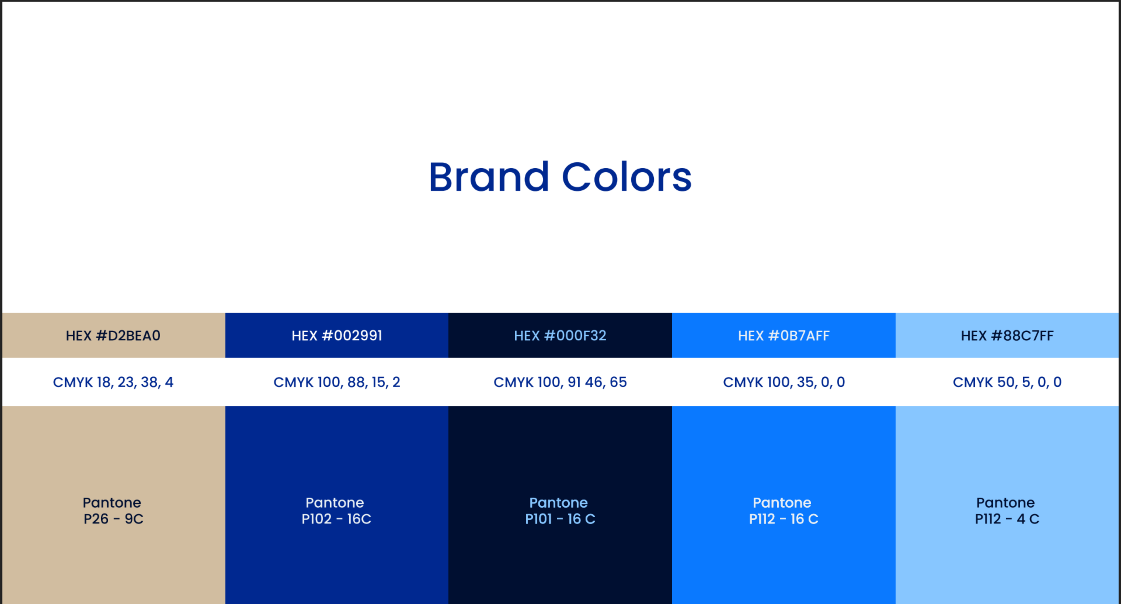 KingdomPay color palette