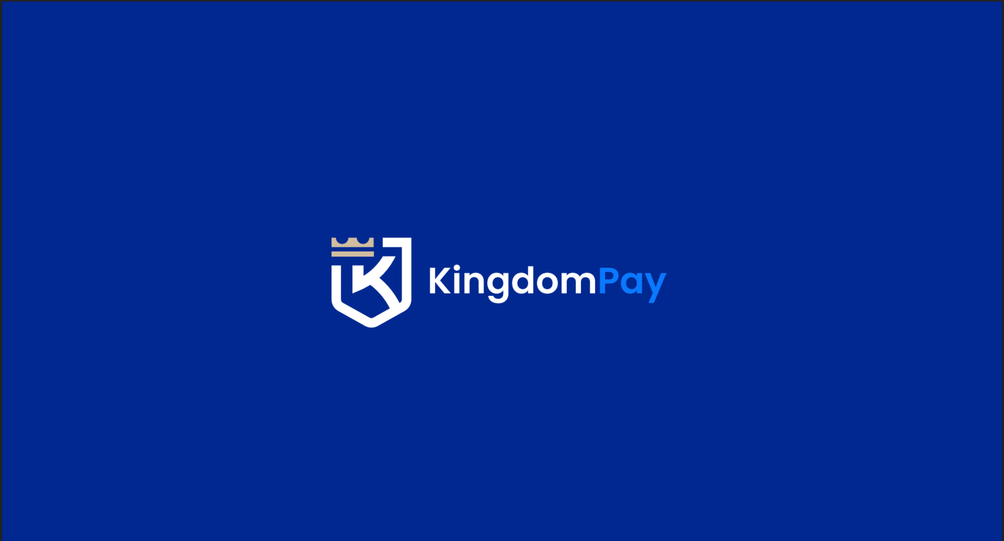 KingdomPay primary logo lockup